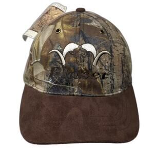 Blaser Baseball Cap Hat Brown Green Realtree Camo Slideback OS Adjustable